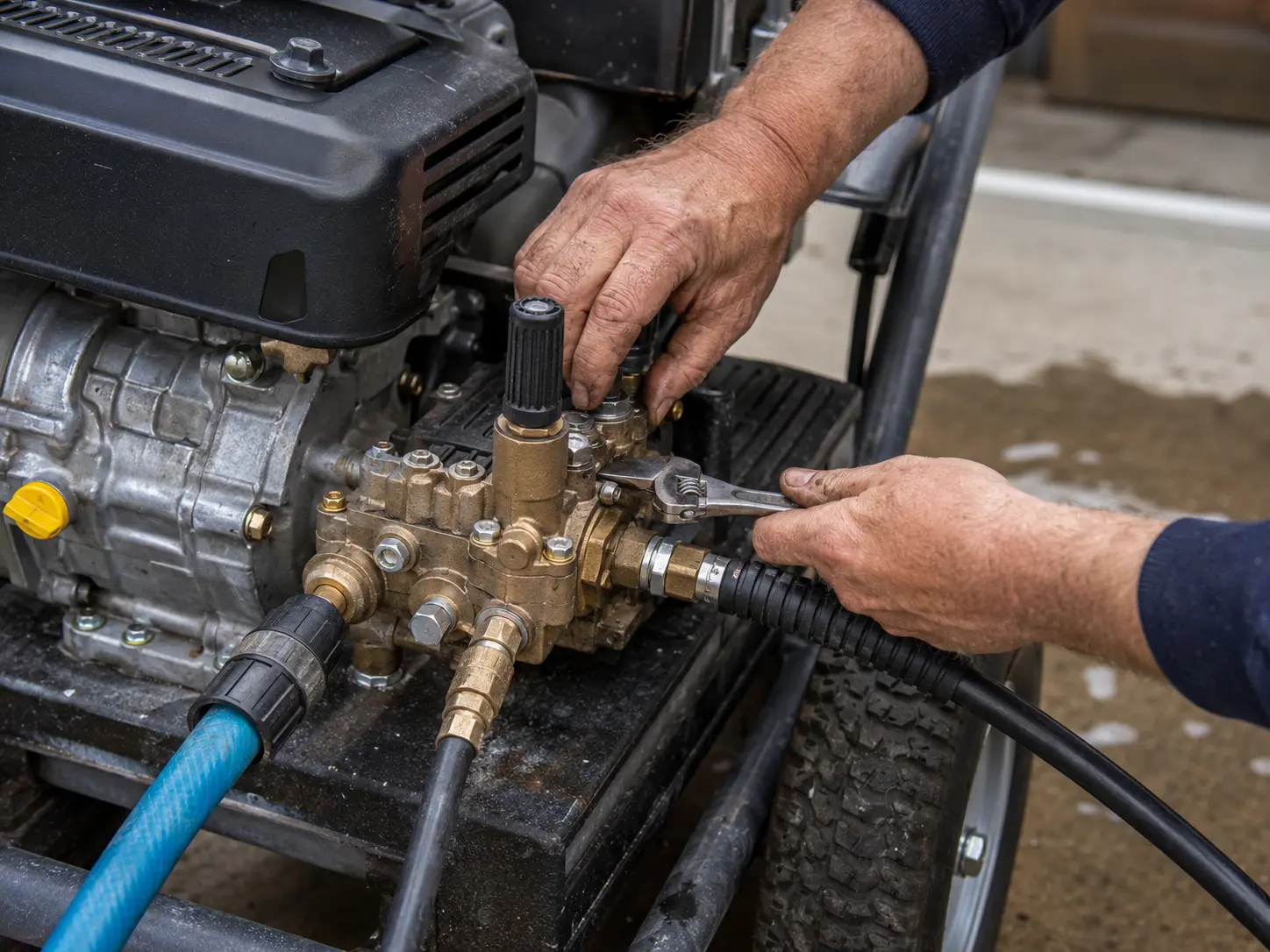 Pressure Washer Engine Runs But No Pressure: 7 Causes
